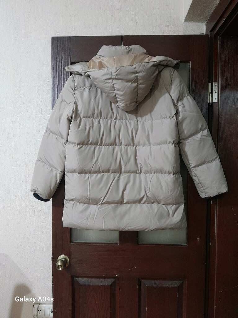 Kadın uzun şişme mont - 4