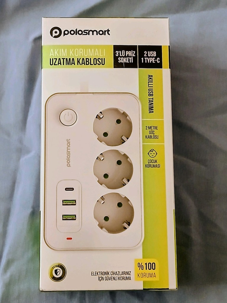 uzatma kablosu 2 mt+2 usb+ 1tybe c giriş - 2