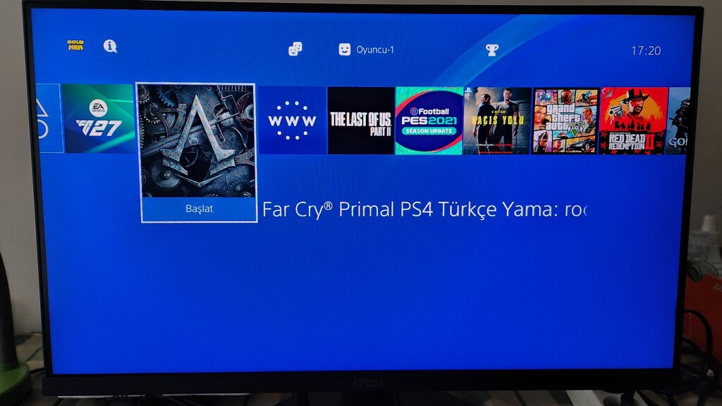 PS4 Slim 1 TB, FC27 + 16 Oyunlu, Çift Orijinal Kollu, Tertemiz - 15