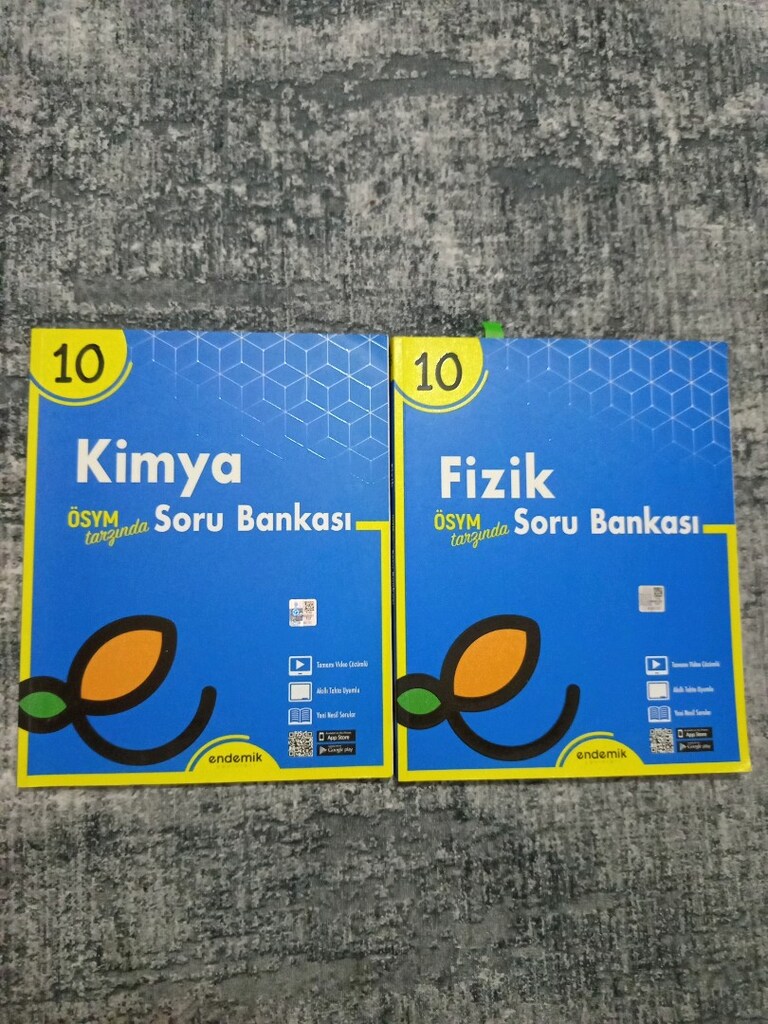 yks hazırlık üniversite çalışma kitapları (75 kitap - 9
