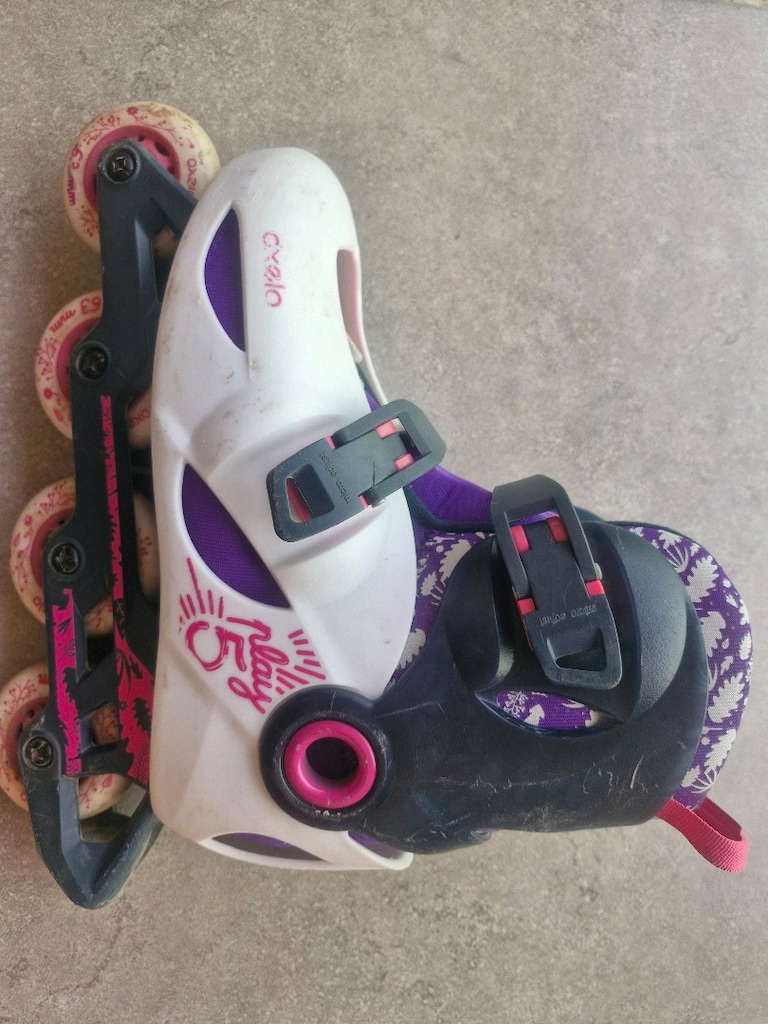 Ürünler Decathlondan alındı. Oxelo Play 5 Paten Beden 34-36 BTWIN Kask - 7