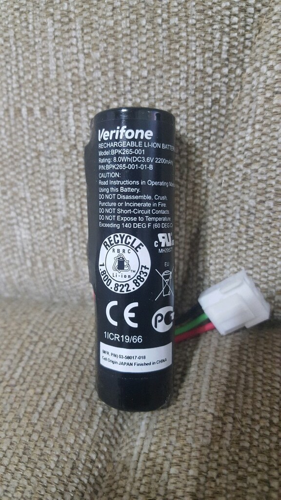 Verifone Batarya - 4