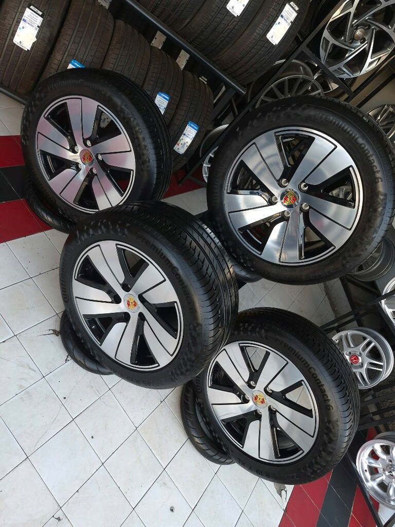 19 ORJİNAL PORSHE TAYCAN EKİPMAN JANT LASTİK TAKIMI 5×130 SIFIR SÖKME - 7