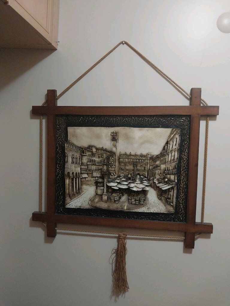 Ahşap Polysster Tablo - 4