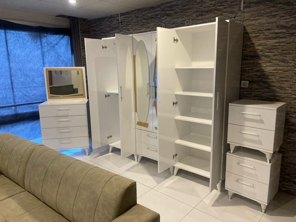 6 kapaklı elbise dolabı takımı - 3
