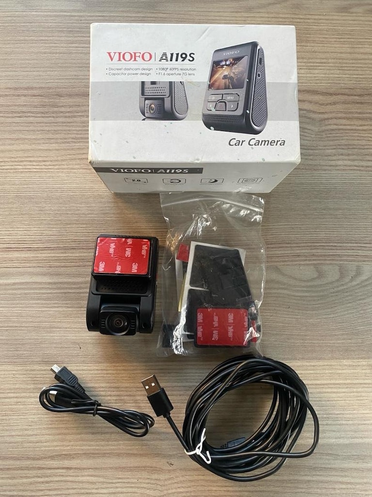 Viofo A119S V2 1080P GPS'li Akılı Araç Kamerası + 32 GB SD Kart - 6