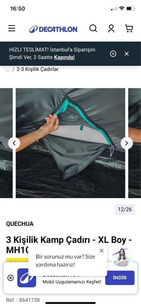 DECATHLON ÇADIRIM SATILIK - 9