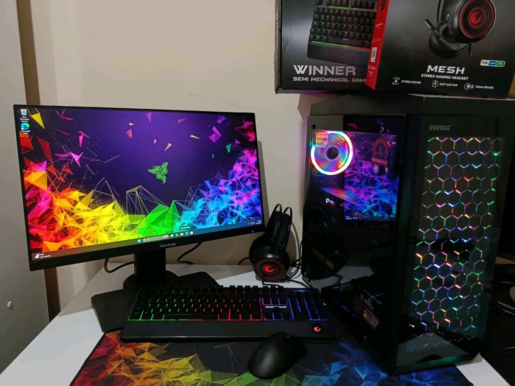 RYZEN 5 5500/GTX 1060/16GB RAM/144 HZ HER ŞEY DAHİL GAMİNG SET - 6