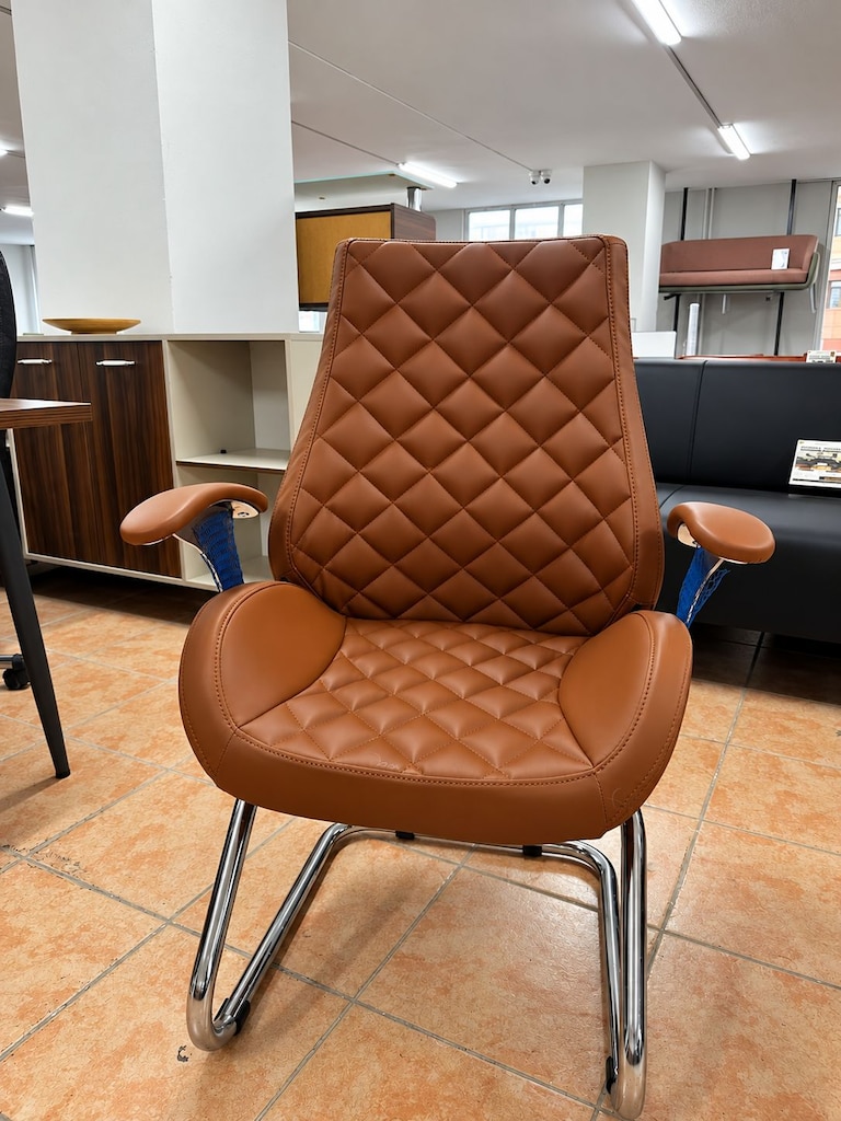 KLAS OFİS ÜSKÜDAR TABA BAKLAVA DESENLİ DERİ MÜDÜR KOLTUK TAKIMI - 5
