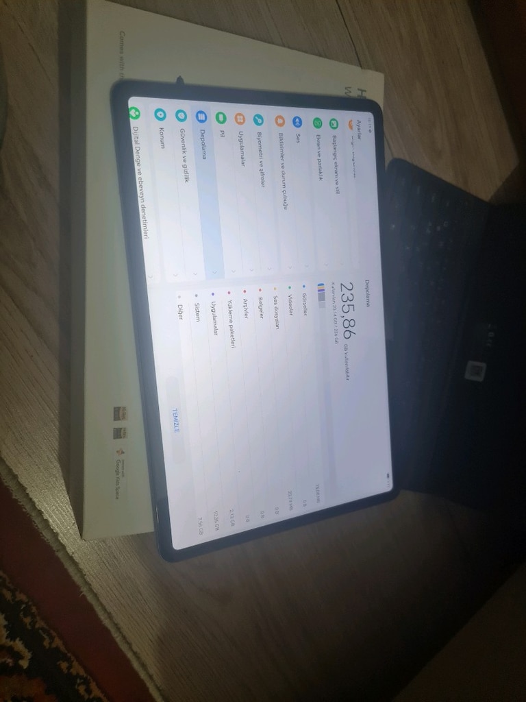SIFIRDAN FARKSIZ YURTİÇİ 12AY GARANTİLİ 256GB 8RAM 12.1İNÇ HONOR PAD 9 - 7