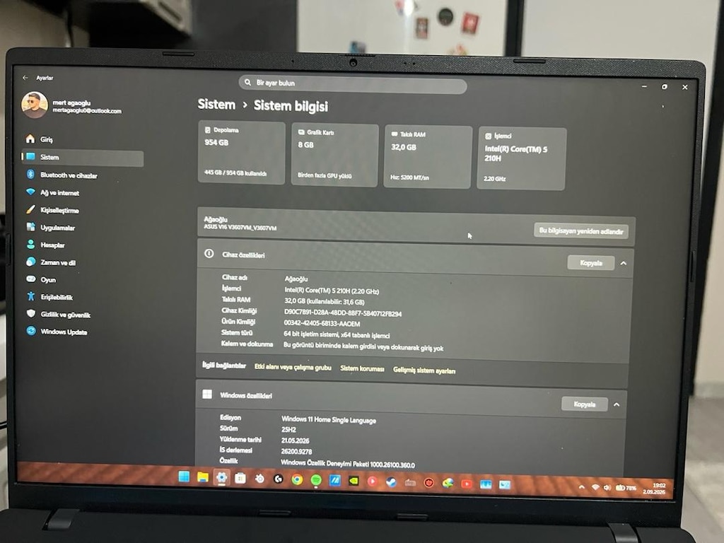 Asus oyun Canavarı takasa açık - 2