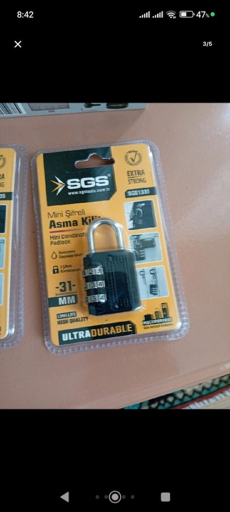 proware 11 parça panç seti+2 adet SGS şifreli kilit - 3