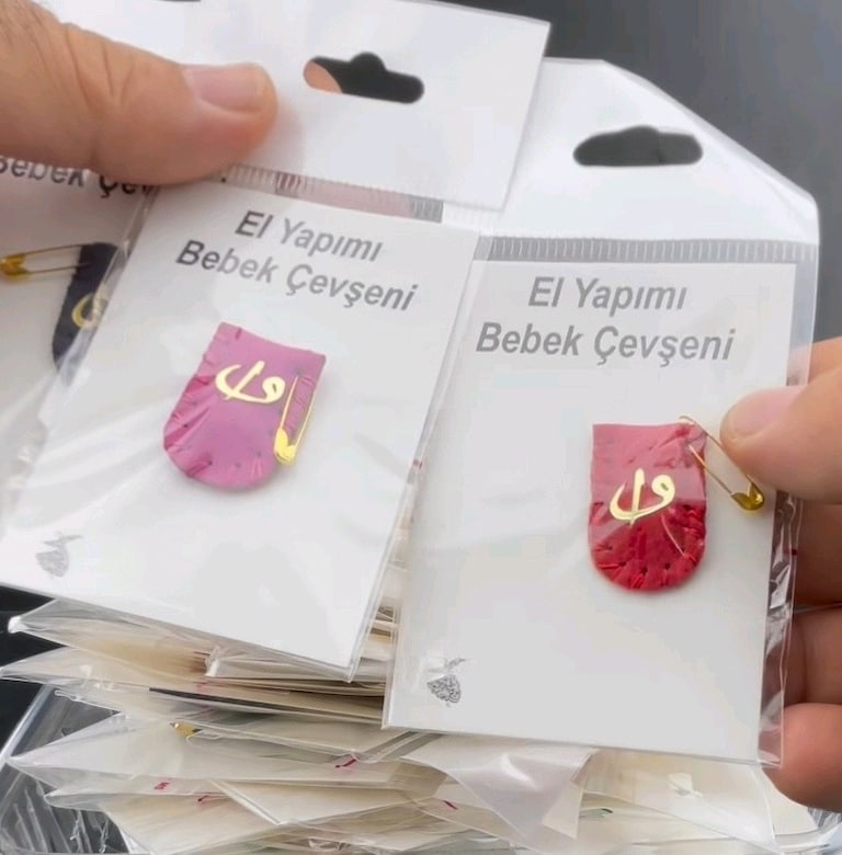 bebekler için el yapımı deri cevsen hediyelik - 3