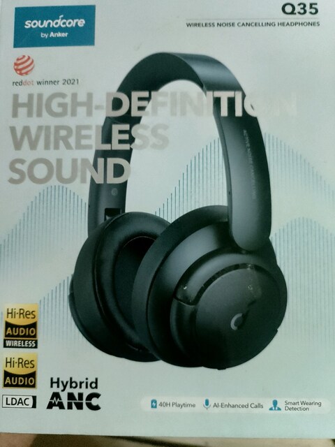 KABLOSUZ ANKER SOUNDCORE Q35 HYBRID ANC - SIFIR, HİÇ KULLANILMADI