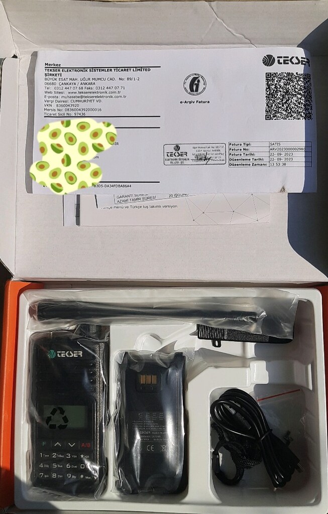 TEKSER TR-UV99 Amatör el telsizi - 3
