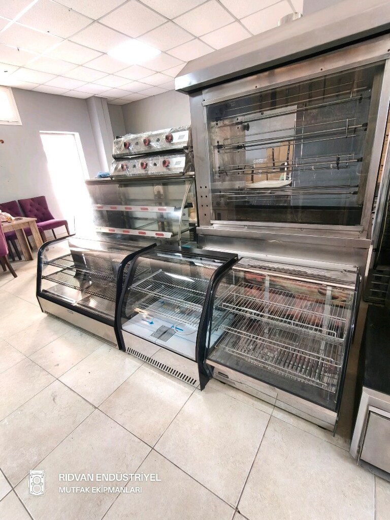 set üstü pasta dolabı set üstü soğutuculu ısıtıcılı vitrin dolap - 18