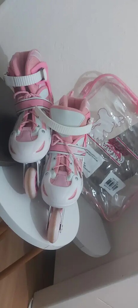 PATEN PEMBE BEYAZ 37 ve 41 nO TEMIZ 2 SEFER KULLANILDI - 4