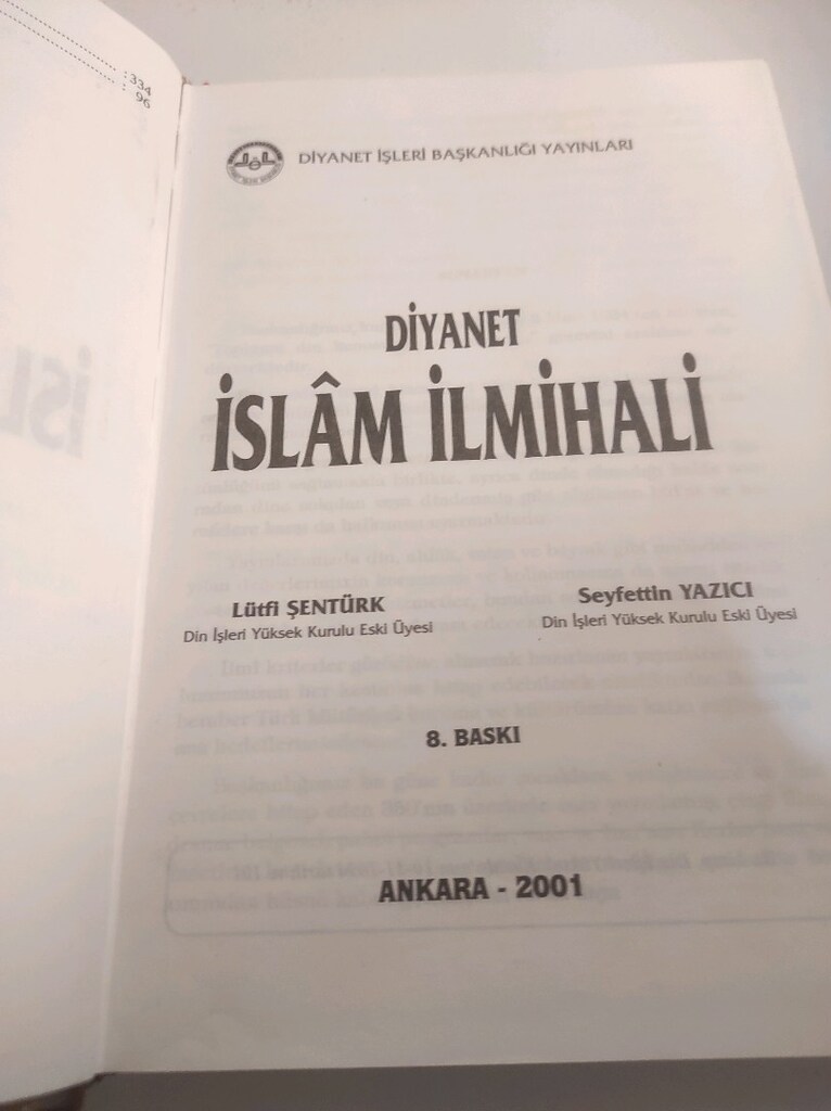 Diyanet İslam İlmihali Lütfi Şentürk-Seyfettin Yazıcı - 5
