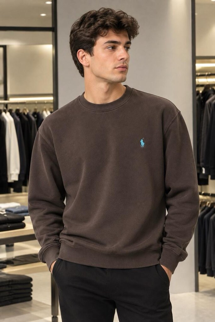 Sweat polo ralph lauren double face kumaş - 5