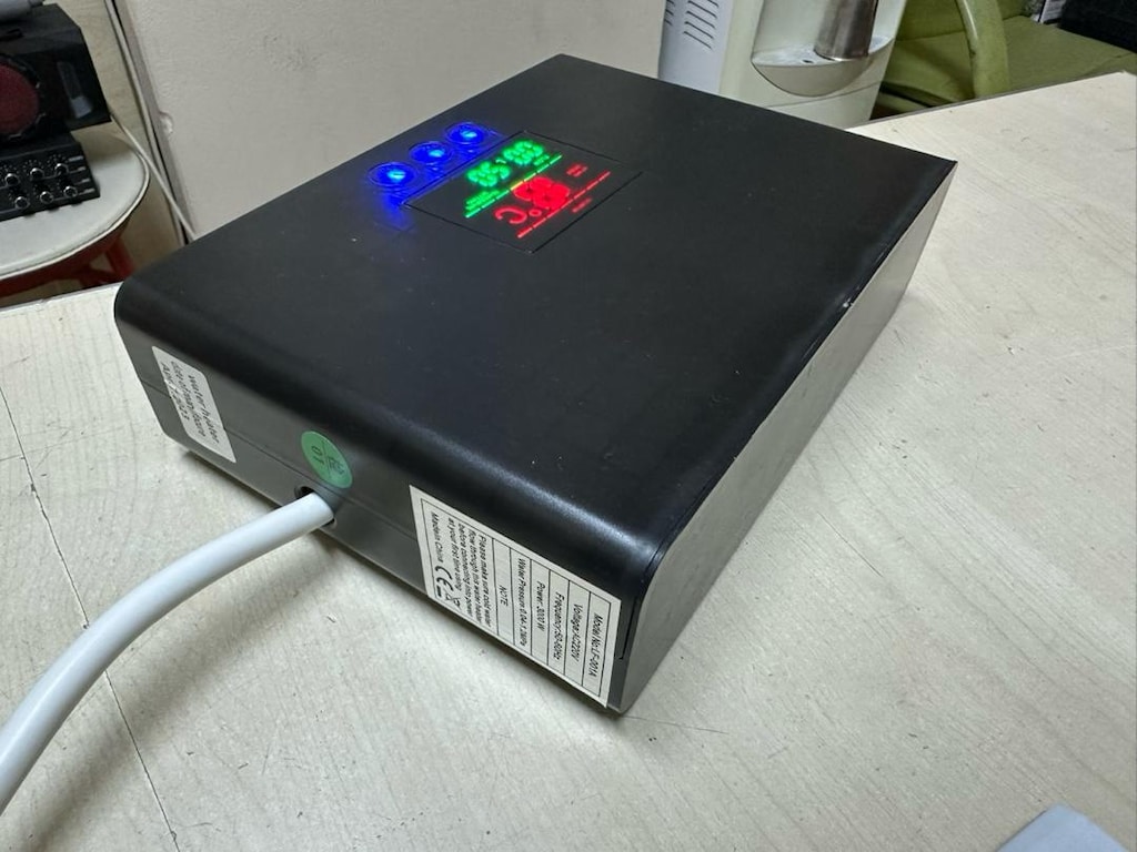 Anlık su ısıtan uzaktan kumandalı mini elektrikli şofben. 3000watt - 3