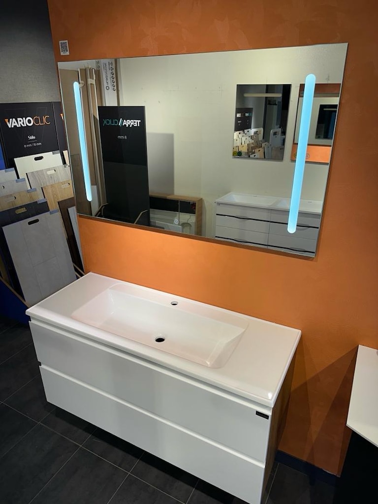 Seri Sonu Mat Beyaz Lake 120 cm Banyo Takım Seti - 7