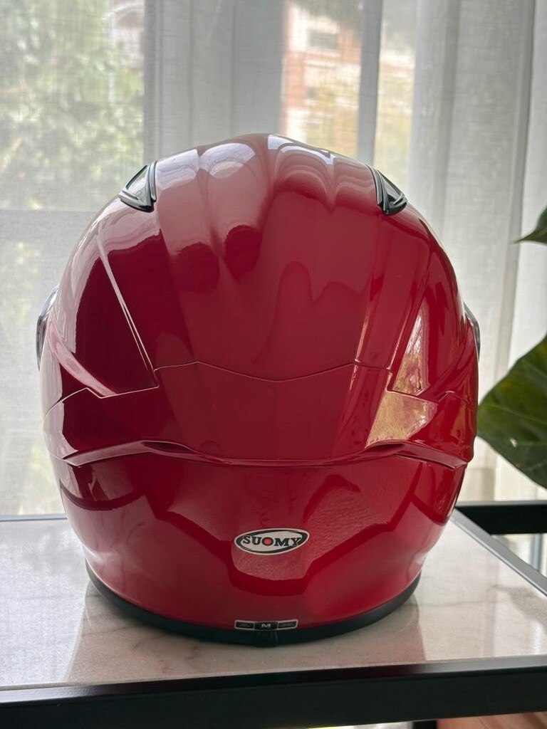 Ducati - SUOMY Kırmızı Motosiklet kask M - 3