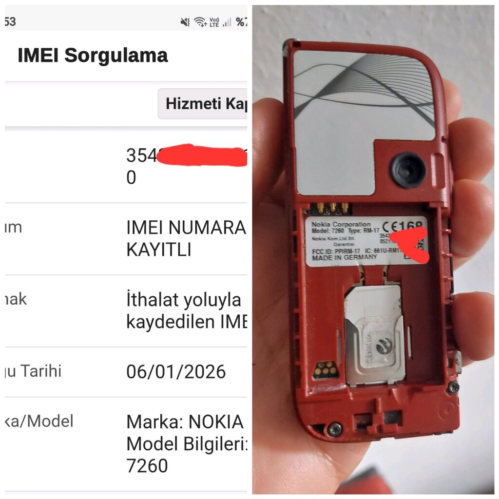 NOKİA 7260 ORJİNAL TELEFON - 12