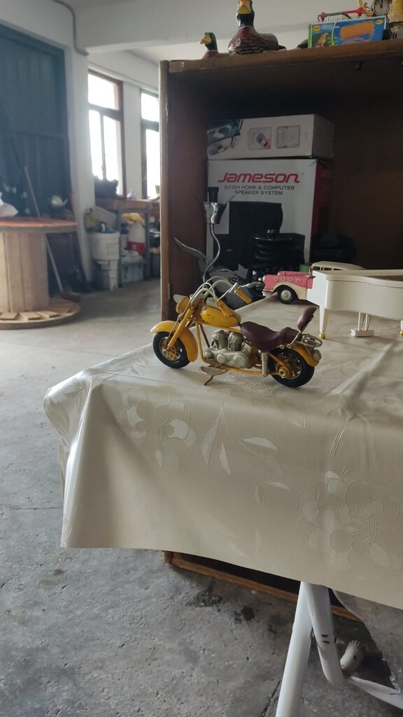 Dekoratif Metal Motosiklet Chopper - 2