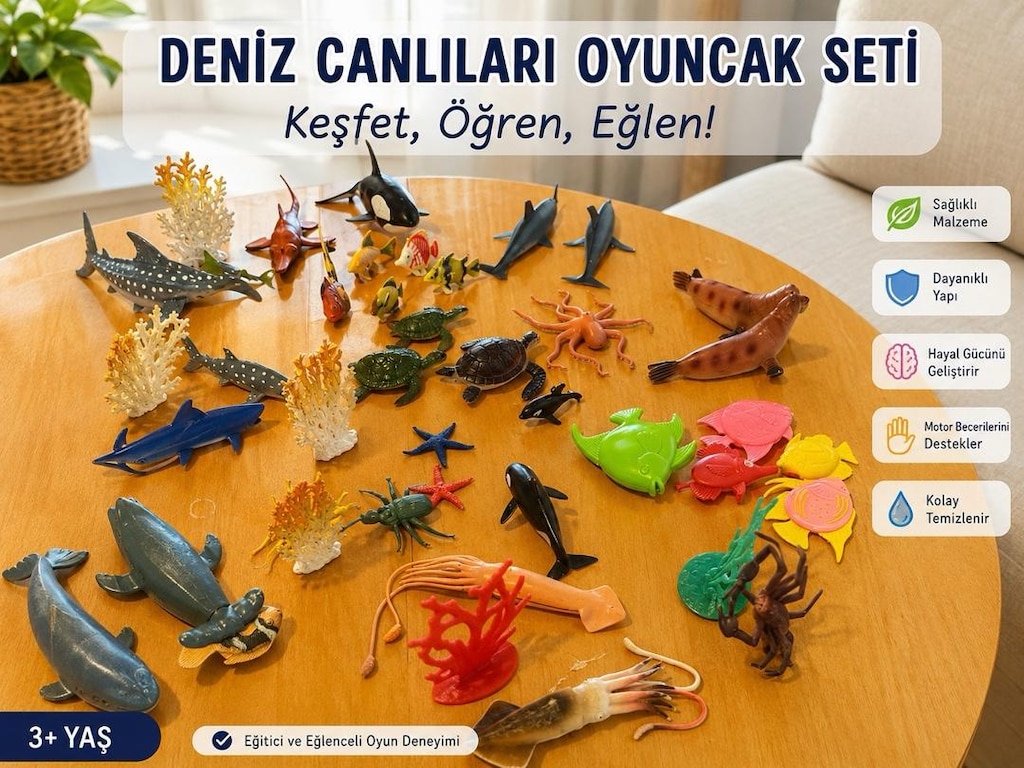 deniz canlıları seti