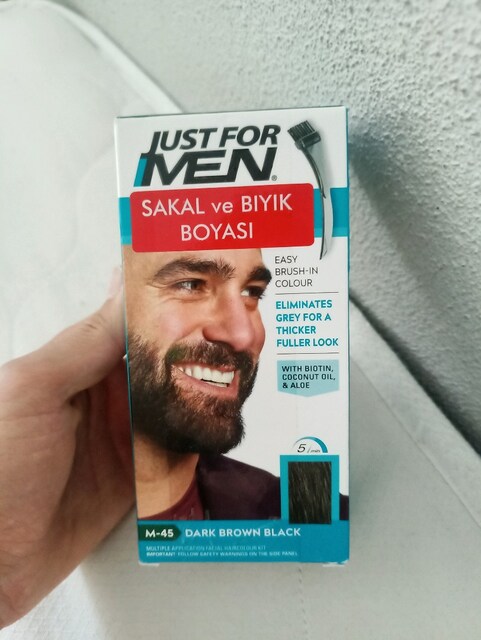 Just For Men M-45 Sakal ve Bıyık Boyası Sıfır Kapalı Kutu