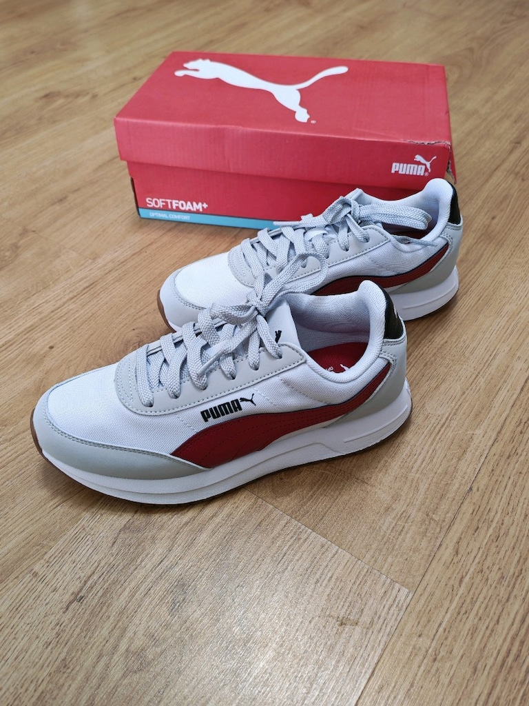 PUMA R78 BEYAZ KIRMIZI SNEAKER — görsel 9/9