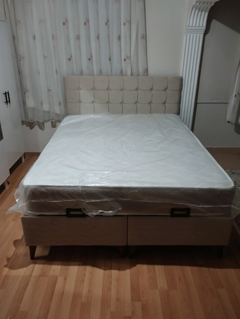 ÇİFT KİŞİLİK SANDIKLI BAZA BAŞLIK YATAK - 2