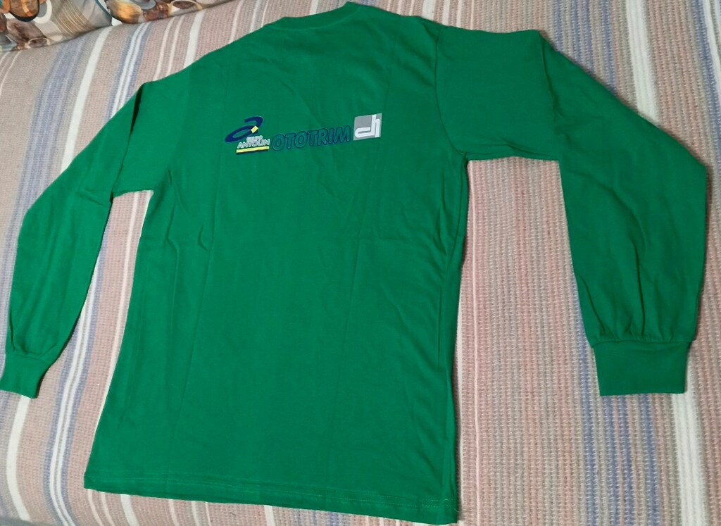 Yeşil Logolu Erkek İş Sweatshirt - 5