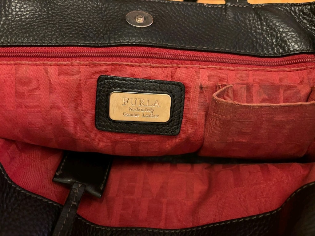 Orjinal Furla Deri Çanta - 4