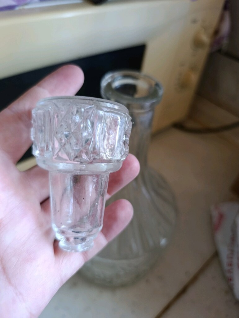 Kristal Kesme Cam Kapaklı Karaf / Sürahi (Kusursuz) - 3