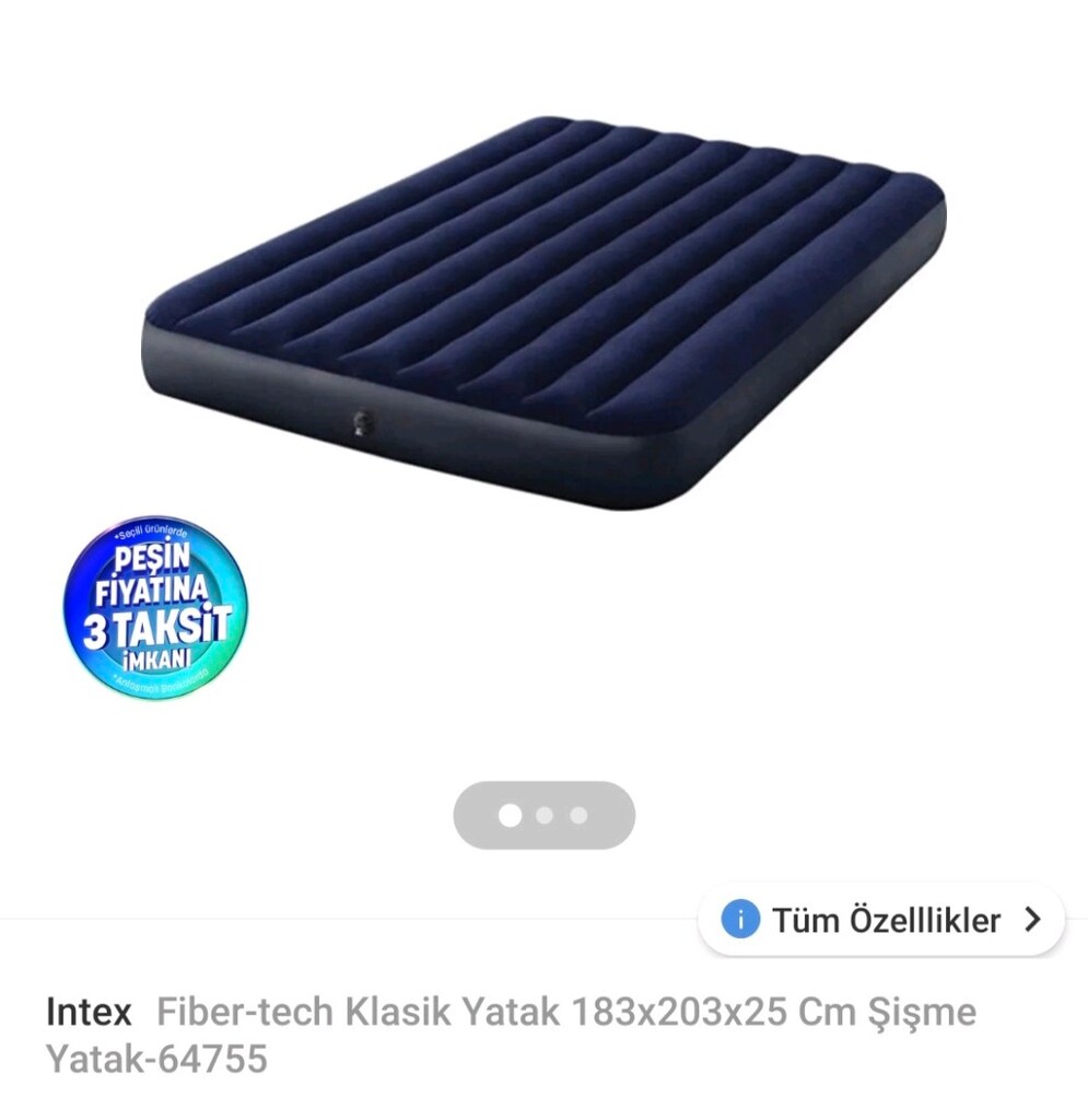 3 kişilik sisme yatak - 3