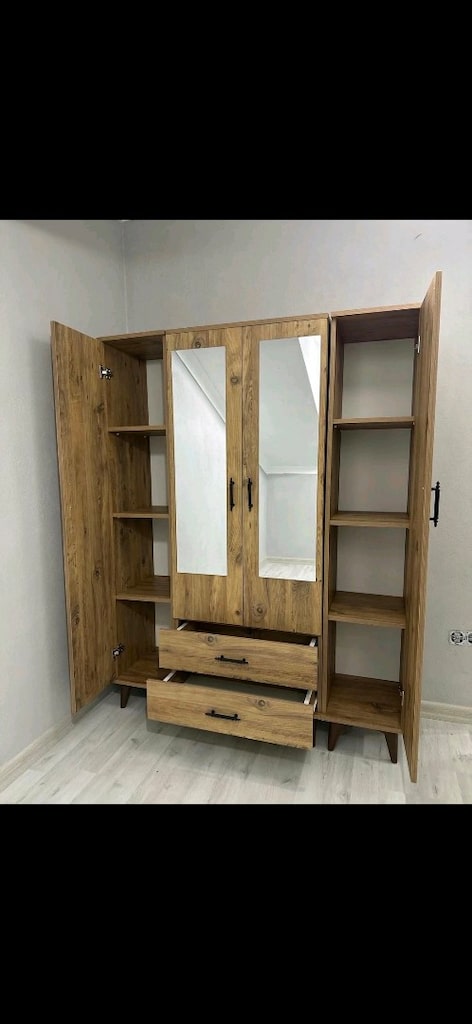Elbise Dolabı Gardırop 4 kapaklı elbise dolabı sıfır imalattan - 2