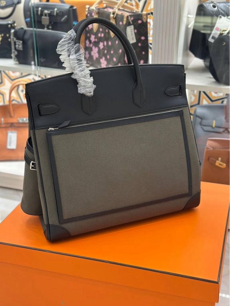 Hermes Birkin Cargo 50 Haki Yeşil Çanta - 3