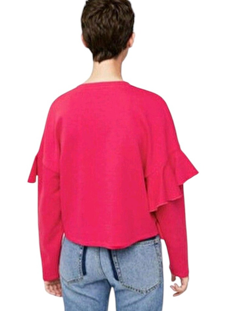 MANGO FUŞYA SWEATSHİRT - 2