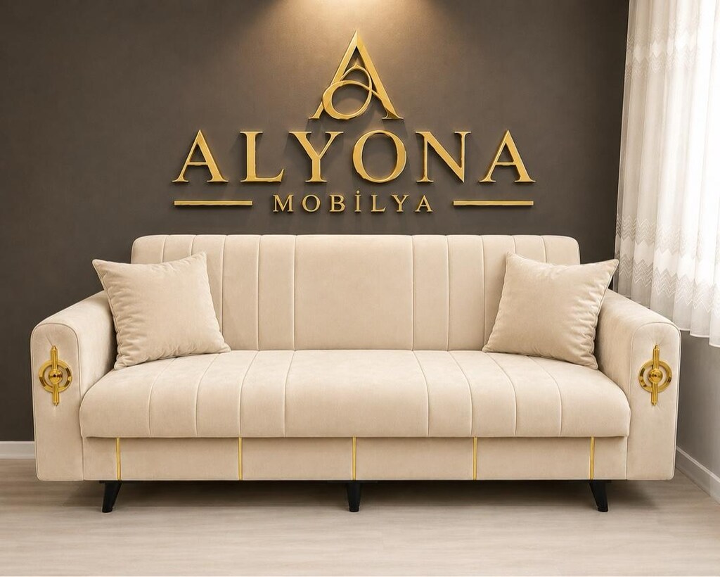 ALYONA MOBİLYA EKONOMİK YATAKLI BAZALI ÇEKYATLAR KANEPELER - 2