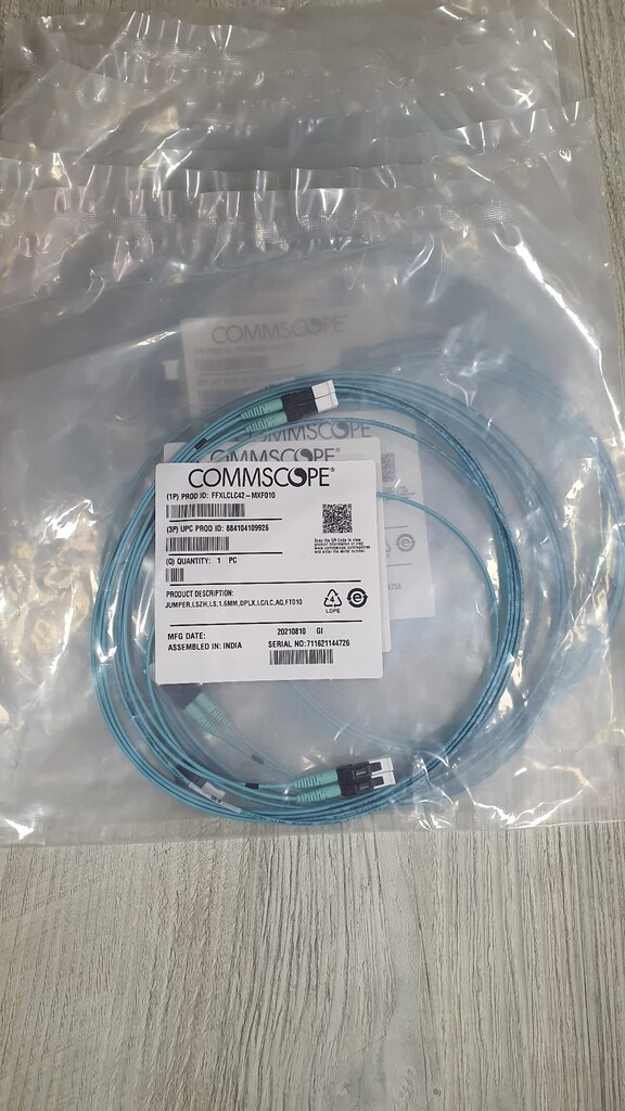 Commscope Fiber Optik Patch Cord Lc-Lc OM4 FFXLCLC42-MXF010 3 m. - 2