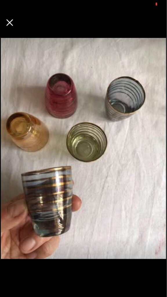 12 parça 15-60-80 yıllık likör kadeh ve su bardağı *HEPSİNİN FİYATI* - 8