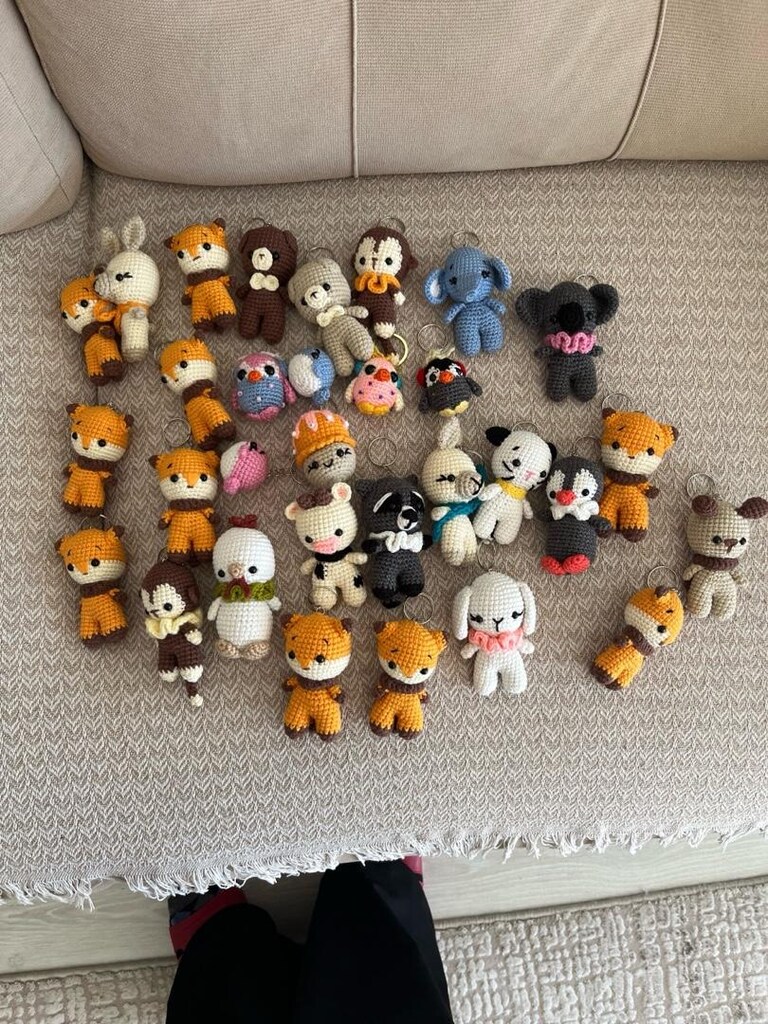 el yapımı amugurumi anahtarlık - 4