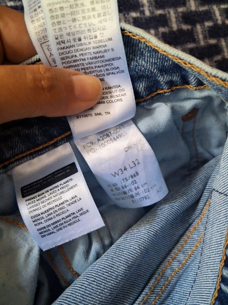 Levis Erkek Kot Pantolon — görsel 3/3
