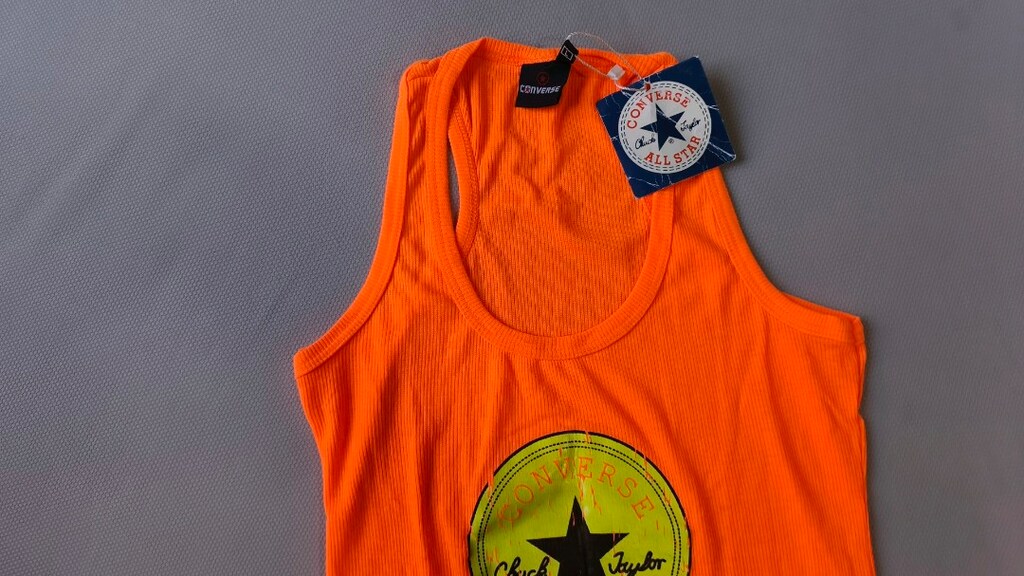 Converse likralı penye askılı tshirt..Yenidir beklemekten ön yazısı - 2