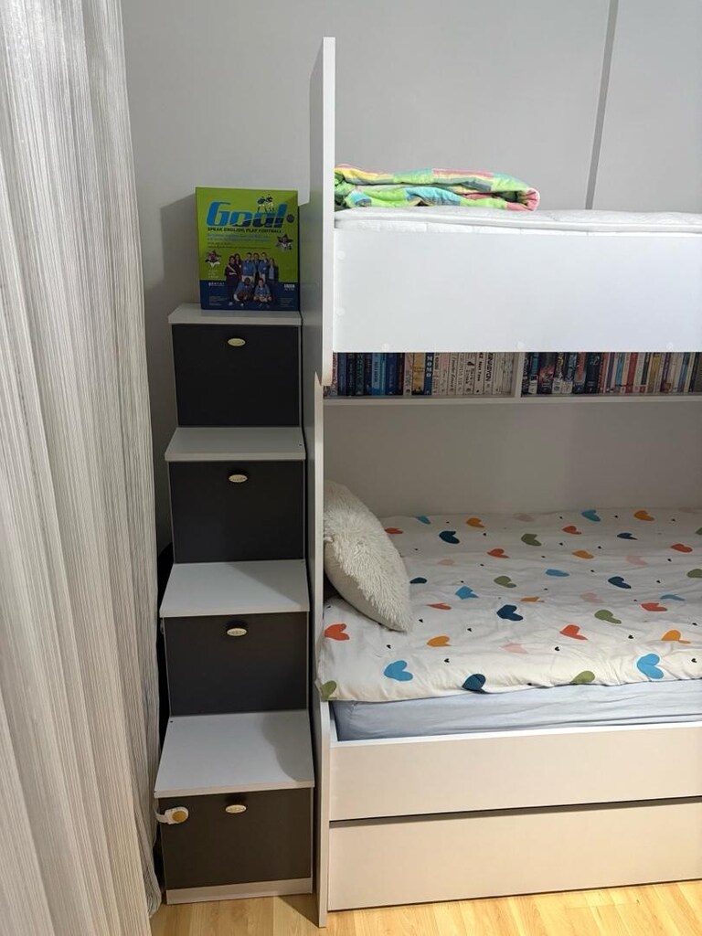 koçtaş raflı yuvalı merdivenli mdf ranza - 3
