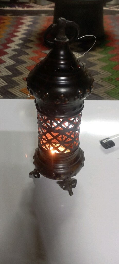 antika bakır mumluk - 3