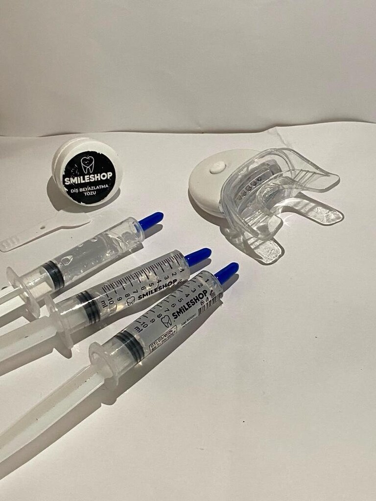 SMİLESHOP LED diş beyazlatma seti - sıfır - Tam Set! - 8