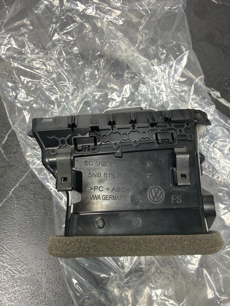 Vw kalorifer klima havalandırma ızgarası göğüs sol ön konsol şöför - 3