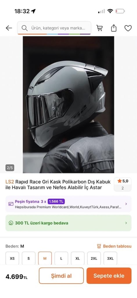 LS2 rapid kask iyi durumda geleni üzmem - 11